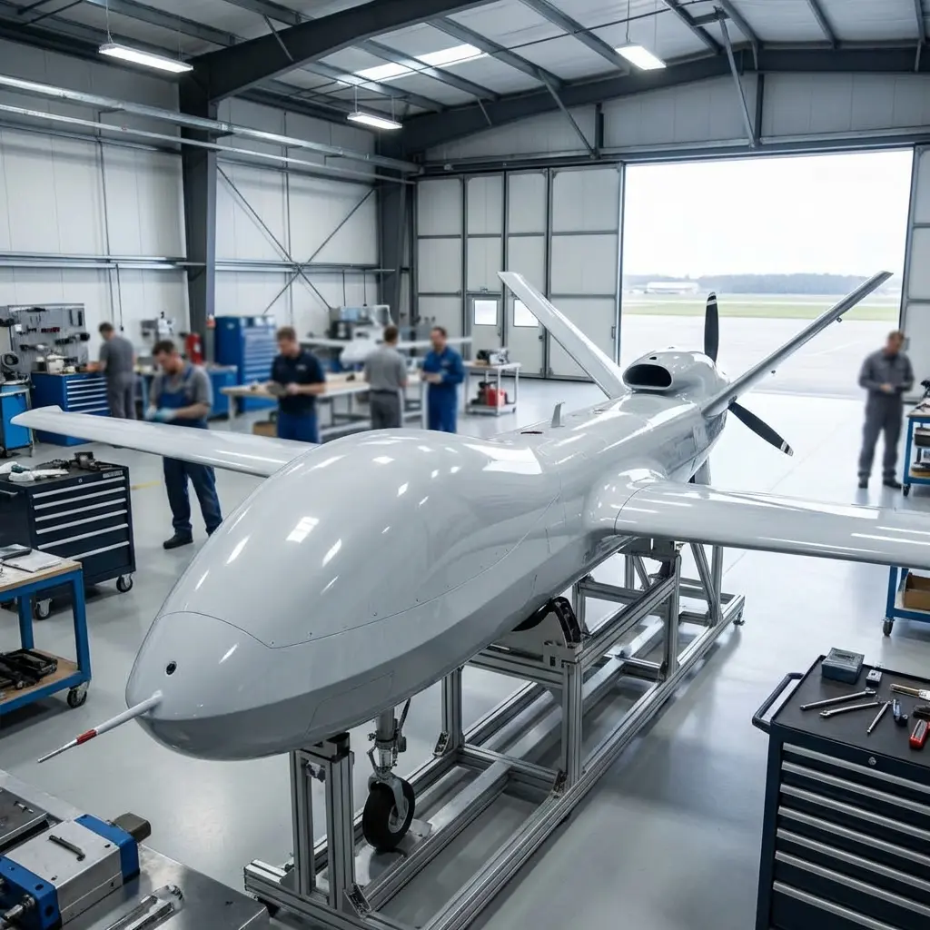 โครงสร้างตัวเครื่องโดรน (UAV)